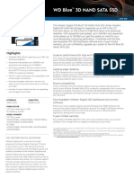 Data Sheet WD Blue 3d Nand Sata SSD 2879 800092 PDF