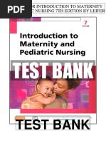 Introduction Maternity Pediatric Nursing 7th Leifer Test Bank