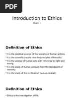 Introduction To Ethics