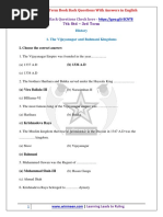 7th STD Social 3rd Term Book Back Questions With Answers in English PDF