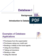 Week01 - Introduction To Databases