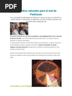 Remedios Naturales para El Mal de Parkinson