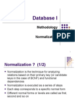 Database I: Methodology Normalization