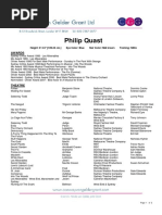 Philip Quast Theatrical CV PDF