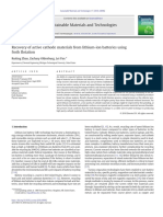 Recovery of Active Cathode Materials From Lithium-Ion Batteries Using