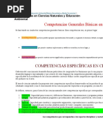 Ciencias Naturales Competencias Fundamentales