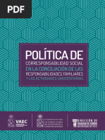 Politica de Corresponsabilidad Social en La Conciliacion de Las Responsabilidades Familiares y Las Actividades Universitarias PDF 151mb PDF