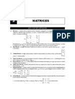 CH 3 Matrices (Notes)