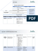 Planeacion Didactica - CAV - U1