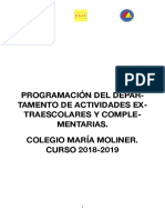 Programación Extraescolares PDF