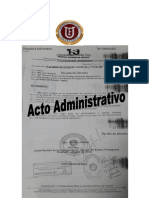 Acto Administrativo