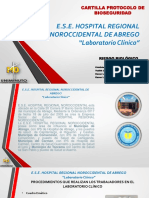 Cartilla Bioseguridad en Laboratorio Clinico PDF