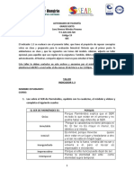 Actividad de Filosofía 6°