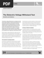 UL White Paper Dielectric Voltage Withstand Test