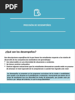 PPT de Precisión de Desempeños