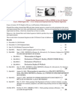 2010-04-07 Sieverding et al v. United States Government (1:09-cv-00562) in the US District Court, Washington DC – in re: Arrest and Imprisonment by Federal Agencies - Alleged Impeachable Misconduct by US Judge John D Bates s