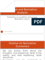 Normative Vs Positive