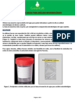 Muestreo de Agua de Riego para Analisis Microbiologico PDF