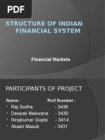 Structure of Indian Financial System