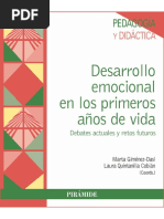 Desarrollo Emocional en Los Primeros Años de Vida - Marta Giménez-Dasi PDF