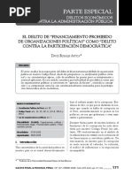 Financiamiento Ilegal Organizaciones Políticas PDF