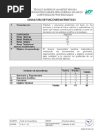 Funciones Matemáticas