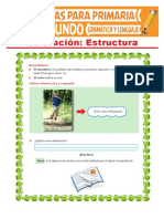 Estructura de Las Oraciones para Segundo Grado de Primaria 1