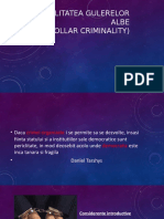 CRIMINALITATEA GULERELOR ALBE - Proiect CRIMINOLOGIE