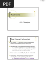 C V P Analysis