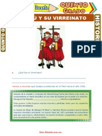 El Perú y Su Virreinato para Quinto Grado de Primaria