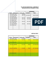 Taller Inventarios y Nomina