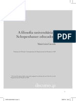 CACCIOLA, Maria Lúcia - A Filosofia Universitária - Schopenhauer Educador - Discurso, 41 (2011)