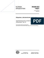 Iram Iso 14021 2000 PDF