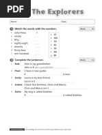 SM L3 Meet The Explorers Test PDF