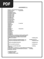 Assignment # 1: Program 1: (Family-Hierarchy Problem)