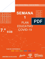 Plan de Clase Septimo Covid-19 Profesor