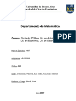 PROGRAMA ALGEBRA 2006 Act 2007 Sedes CBC PDF