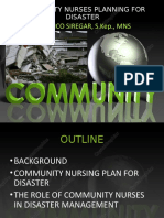 Community Nurses Planning For Disaster