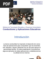 Conductismo y Aplicaciones Informáticas