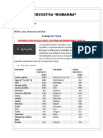 Calor Especifico Fisica 2