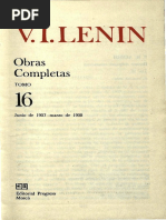 Obras Completas. Tomo 16 (Junio 1907 - Marzo 1908) - Vladimir I. Lenin PDF