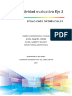 Actividad Evaluativa Eje 2 Ecuaciones Diferenciales
