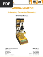 Lambda Minifor: Laboratory Fermenter-Bioreactor