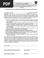 Acta de Compromiso Académico