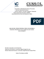 Análisis de Libros Del Código Procesal Penal