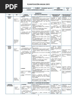 Planificacion de Artes Visuales 1 Basico