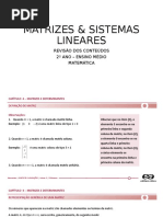 Matrizes & Sistemas Lineares - 2 Ano