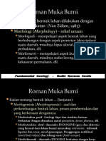 Geologi Dasar 2 - Roman Muka Bumi by Budhi KS