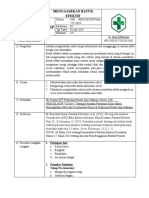 SOP Mengajarkan Batuk Efektif