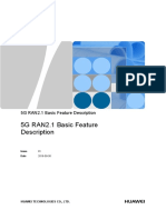5G RAN2.1 Basic Feature Description - Draft 1.0 20180808